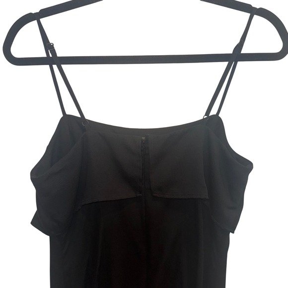 Anthropologie NWT Black Layered Top Midi Dress, Size 6 - Picture 12 of 16